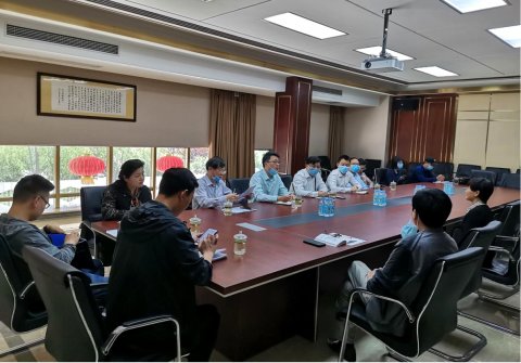 蚌埠市“四送一服”工作組蒞臨我公司調研